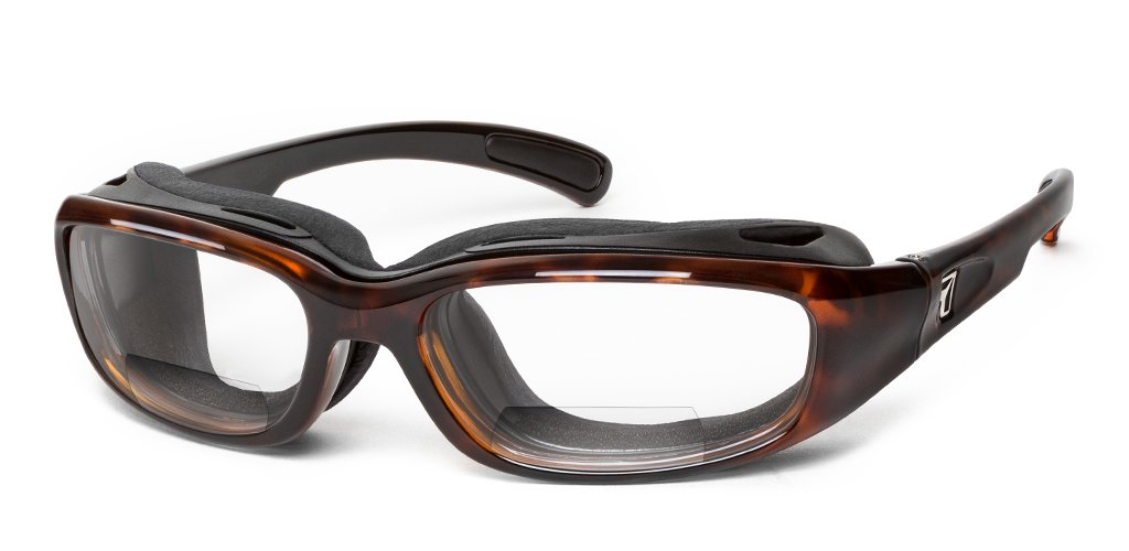 Churada - Bifocal Reader - 7eye by Panoptx - Motorcycle Sunglasses - Dry Eye Eyewear - Prescription Safety Glasses